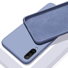 Funda Silicona Ultrafina Goma 360 Grados Carcasa para Samsung Galaxy A90 5G Azul Cielo