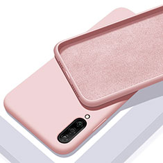 Funda Silicona Ultrafina Goma 360 Grados Carcasa para Samsung Galaxy A90 5G Oro Rosa