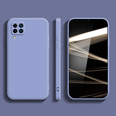 Funda Silicona Ultrafina Goma 360 Grados Carcasa para Samsung Galaxy F22 4G Gris Lavanda