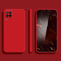 Funda Silicona Ultrafina Goma 360 Grados Carcasa para Samsung Galaxy F22 4G Rojo