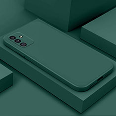 Funda Silicona Ultrafina Goma 360 Grados Carcasa para Samsung Galaxy Jump3 5G Verde Noche