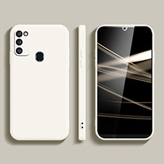 Funda Silicona Ultrafina Goma 360 Grados Carcasa para Samsung Galaxy M21 (2021) Blanco