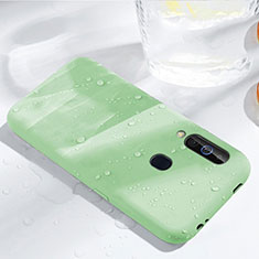 Funda Silicona Ultrafina Goma 360 Grados Carcasa para Samsung Galaxy M40 Verde