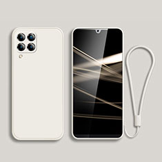 Funda Silicona Ultrafina Goma 360 Grados Carcasa para Samsung Galaxy M42 5G Blanco