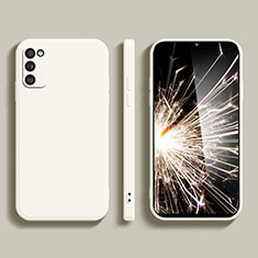 Funda Silicona Ultrafina Goma 360 Grados Carcasa para Samsung Galaxy M52 5G Blanco