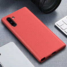Funda Silicona Ultrafina Goma 360 Grados Carcasa para Samsung Galaxy Note 10 Rojo