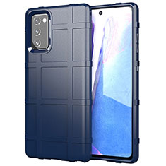 Funda Silicona Ultrafina Goma 360 Grados Carcasa para Samsung Galaxy Note 20 Plus 5G Azul