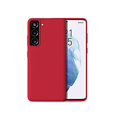Funda Silicona Ultrafina Goma 360 Grados Carcasa para Samsung Galaxy S21 5G Rojo