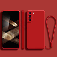 Funda Silicona Ultrafina Goma 360 Grados Carcasa para Samsung Galaxy S24 Plus 5G Rojo