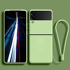 Funda Silicona Ultrafina Goma 360 Grados Carcasa para Samsung Galaxy Z Flip3 5G Menta Verde