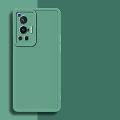 Funda Silicona Ultrafina Goma 360 Grados Carcasa para Vivo X70 Pro 5G Verde