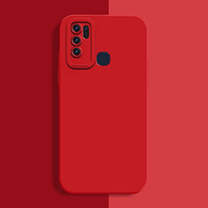 Funda Silicona Ultrafina Goma 360 Grados Carcasa para Vivo Y50 Rojo