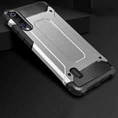 Funda Silicona Ultrafina Goma 360 Grados Carcasa para Xiaomi CC9e Plata