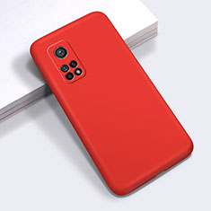 Funda Silicona Ultrafina Goma 360 Grados Carcasa para Xiaomi Mi 10T 5G Rojo