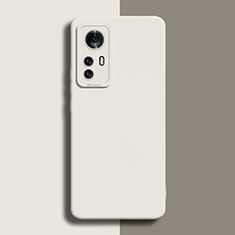 Funda Silicona Ultrafina Goma 360 Grados Carcasa para Xiaomi Mi 12 Pro 5G Blanco