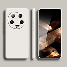 Funda Silicona Ultrafina Goma 360 Grados Carcasa para Xiaomi Mi 13 Ultra 5G Blanco