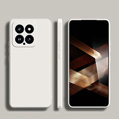 Funda Silicona Ultrafina Goma 360 Grados Carcasa para Xiaomi Mi 14 Pro 5G Blanco
