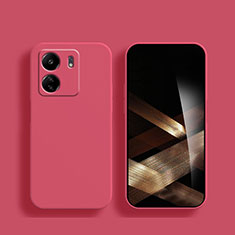 Funda Silicona Ultrafina Goma 360 Grados Carcasa para Xiaomi Poco C65 Rosa Roja
