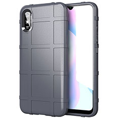 Funda Silicona Ultrafina Goma 360 Grados Carcasa para Xiaomi Redmi 9AT Gris