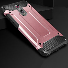 Funda Silicona Ultrafina Goma 360 Grados Carcasa para Xiaomi Redmi K20 Oro Rosa