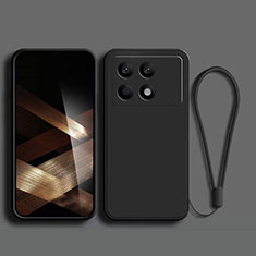 Funda Silicona Ultrafina Goma 360 Grados Carcasa para Xiaomi Redmi K70 Pro 5G Negro