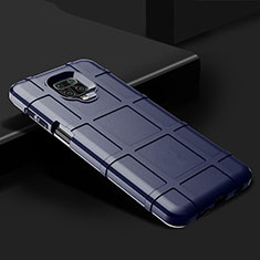 Funda Silicona Ultrafina Goma 360 Grados Carcasa para Xiaomi Redmi Note 9 Pro Azul
