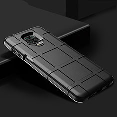 Funda Silicona Ultrafina Goma 360 Grados Carcasa para Xiaomi Redmi Note 9S Negro