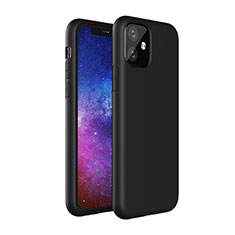 Funda Silicona Ultrafina Goma 360 Grados Carcasa S01 para Apple iPhone 11 Negro