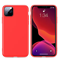 Funda Silicona Ultrafina Goma 360 Grados Carcasa S01 para Apple iPhone 11 Pro Rojo