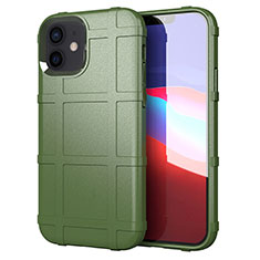 Funda Silicona Ultrafina Goma 360 Grados Carcasa S01 para Apple iPhone 12 Verde