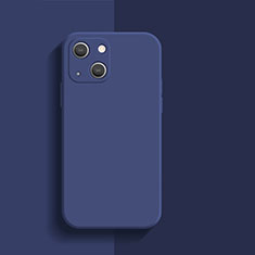 Funda Silicona Ultrafina Goma 360 Grados Carcasa S01 para Apple iPhone 13 Azul