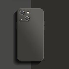 Funda Silicona Ultrafina Goma 360 Grados Carcasa S01 para Apple iPhone 13 Mini Negro