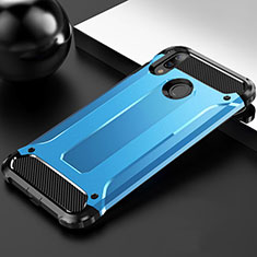 Funda Silicona Ultrafina Goma 360 Grados Carcasa S01 para Huawei Enjoy 9 Plus Azul Cielo