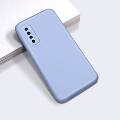 Funda Silicona Ultrafina Goma 360 Grados Carcasa S01 para Huawei Nova 7 5G Azul Cielo