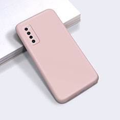 Funda Silicona Ultrafina Goma 360 Grados Carcasa S01 para Huawei Nova 7 5G Rosa