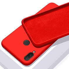 Funda Silicona Ultrafina Goma 360 Grados Carcasa S01 para Huawei P Smart Z Rojo