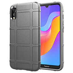 Funda Silicona Ultrafina Goma 360 Grados Carcasa S01 para Huawei Y6 Prime (2019) Plata