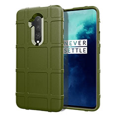 Funda Silicona Ultrafina Goma 360 Grados Carcasa S01 para OnePlus 7T Pro Verde