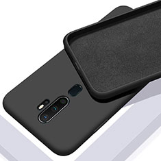 Funda Silicona Ultrafina Goma 360 Grados Carcasa S01 para Oppo A5 (2020) Negro