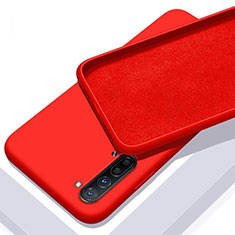Funda Silicona Ultrafina Goma 360 Grados Carcasa S01 para Oppo Find X2 Lite Rojo