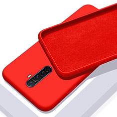 Funda Silicona Ultrafina Goma 360 Grados Carcasa S01 para Oppo Reno Ace Rojo