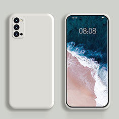 Funda Silicona Ultrafina Goma 360 Grados Carcasa S01 para Oppo Reno6 Pro 5G Blanco