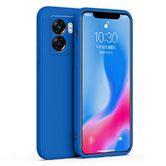 Funda Silicona Ultrafina Goma 360 Grados Carcasa S01 para Realme V23 5G Azul