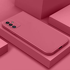 Funda Silicona Ultrafina Goma 360 Grados Carcasa S01 para Samsung Galaxy A05s Rosa Roja
