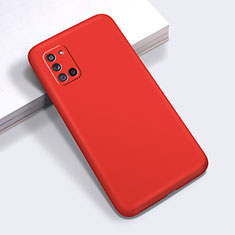 Funda Silicona Ultrafina Goma 360 Grados Carcasa S01 para Samsung Galaxy A31 Rojo