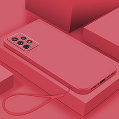 Funda Silicona Ultrafina Goma 360 Grados Carcasa S01 para Samsung Galaxy A53 5G Rojo