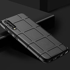 Funda Silicona Ultrafina Goma 360 Grados Carcasa S01 para Samsung Galaxy A70 Negro