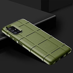 Funda Silicona Ultrafina Goma 360 Grados Carcasa S01 para Samsung Galaxy A71 5G Verde