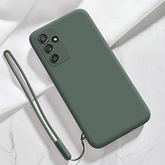 Funda Silicona Ultrafina Goma 360 Grados Carcasa S01 para Samsung Galaxy F13 4G Verde Noche