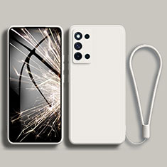 Funda Silicona Ultrafina Goma 360 Grados Carcasa S01 para Samsung Galaxy F52 5G Blanco